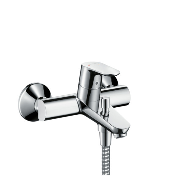 Hansgrohe Focus Single Lever Bath Mixer – Exposed Installation Design